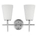 Generation Lighting Canada - Two Light Wall / Bath - Driscoll - Chrome- Union Lighting Luminaires Decor