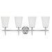 Generation Lighting Canada - Four Light Wall / Bath - Driscoll - Chrome- Union Lighting Luminaires Decor