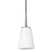 Generation Lighting Canada - One Light Mini-Pendant - Driscoll - Brushed Nickel- Union Lighting Luminaires Decor