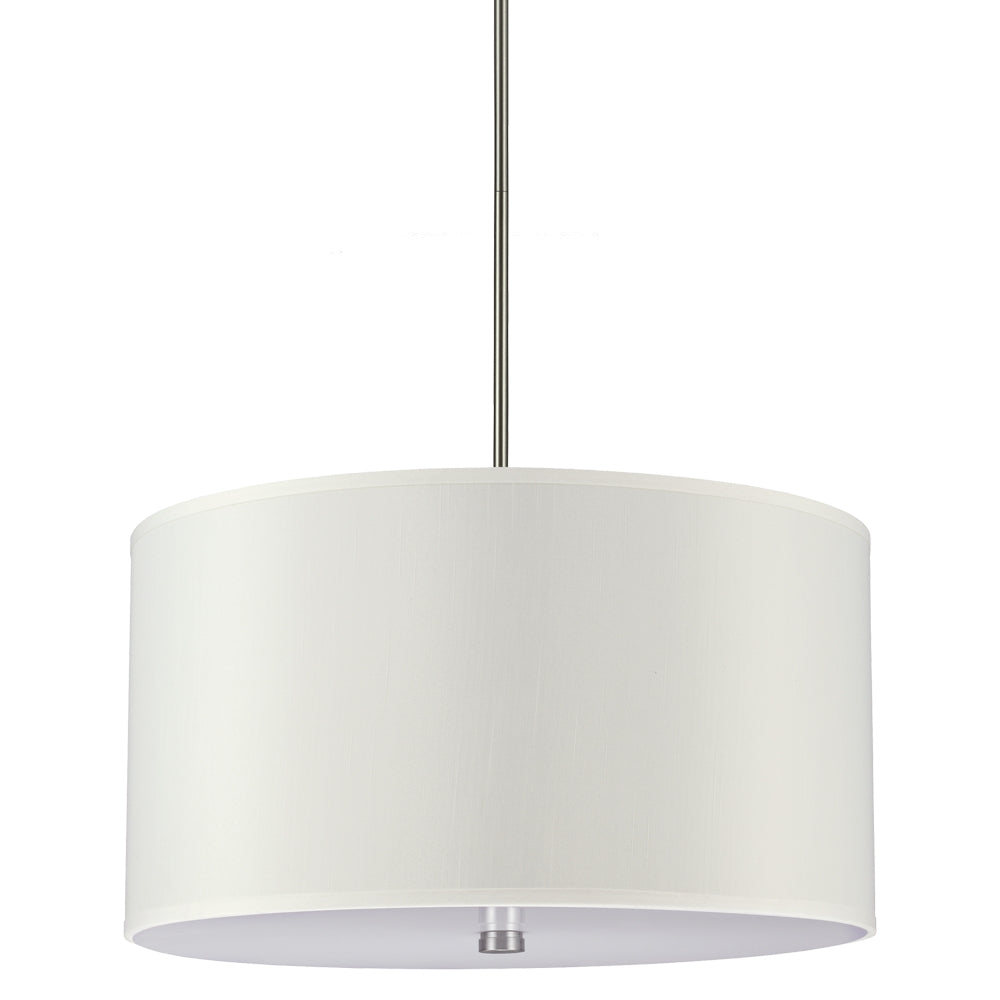 Visual Comfort Studio Canada - Four Light Pendant - Dayna Shade Pendants - Brushed Nickel- Union Lighting Luminaires Decor