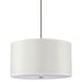 Visual Comfort Studio Canada - Four Light Pendant - Dayna Shade Pendants - Brushed Nickel- Union Lighting Luminaires Decor