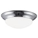 Generation Lighting Canada - Three Light Flush Mount - Nash - Chrome- Union Lighting Luminaires Decor