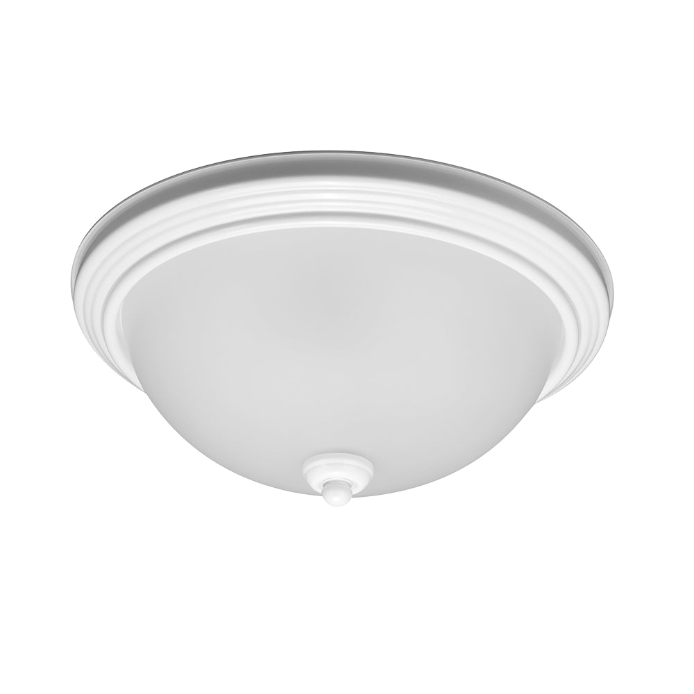 Generation Lighting Canada - One Light Flush Mount - Geary - White- Union Lighting Luminaires Decor