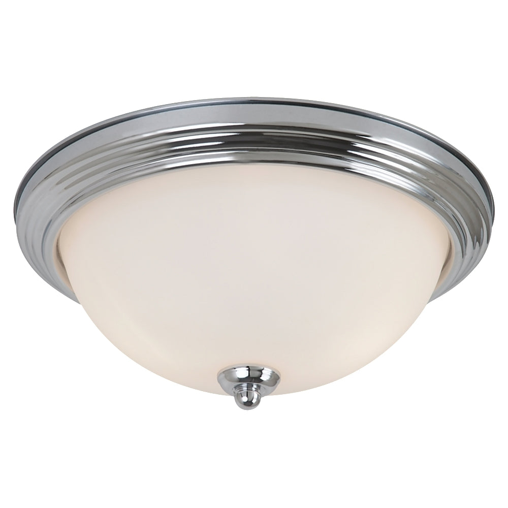 Generation Lighting Canada - Two Light Flush Mount - Geary - Chrome- Union Lighting Luminaires Decor