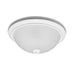 Generation Lighting Canada - Three Light Flush Mount - Geary - White- Union Lighting Luminaires Decor