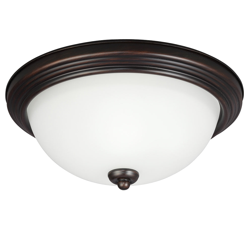 Generation Lighting Canada - One Light Flush Mount - Geary - Bronze- Union Lighting Luminaires Decor