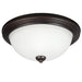 Generation Lighting Canada - Three Light Flush Mount - Geary - Bronze- Union Lighting Luminaires Decor