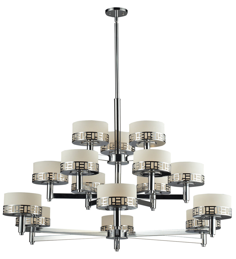 Z-Lite Canada - 15 Light Chandelier - Elea - Chrome- Union Lighting Luminaires Decor