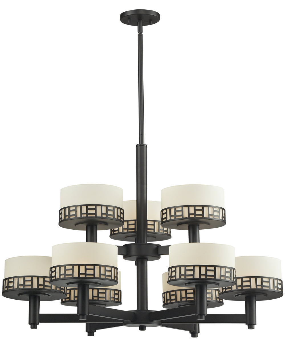 Z-Lite Canada - Nine Light Chandelier - Elea - Bronze- Union Lighting Luminaires Decor