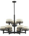 Z-Lite Canada - Nine Light Chandelier - Elea - Bronze- Union Lighting Luminaires Decor