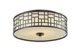Z-Lite Canada - Three Light Flush Mount - Elea - Bronze- Union Lighting Luminaires Decor