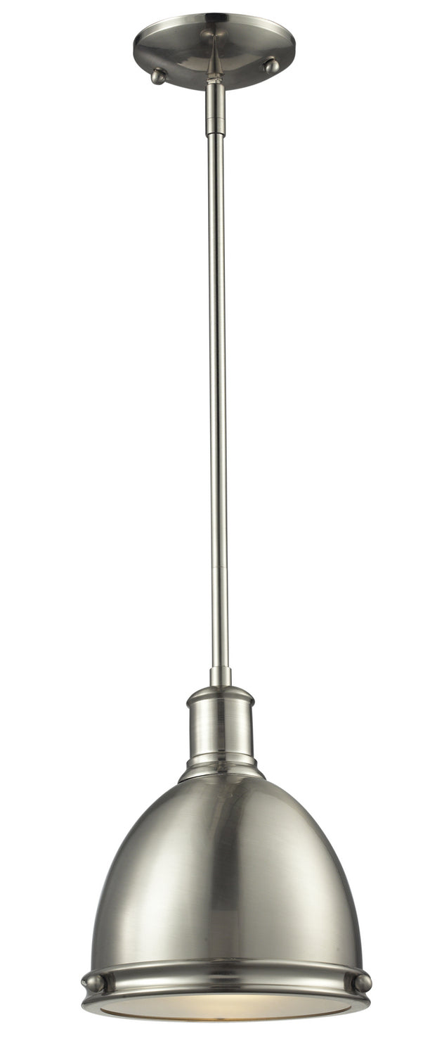 Z-Lite Canada - One Light Pendant - Mason - Brushed Nickel- Union Lighting Luminaires Decor