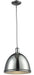 Z-Lite Canada - One Light Pendant - Mason - Chrome- Union Lighting Luminaires Decor