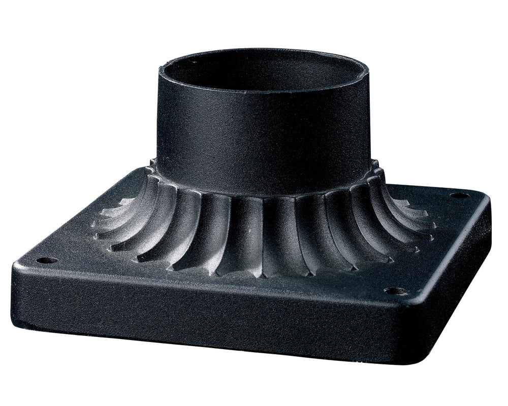 Z-Lite Canada - Light Outdoor Posts - Hardware - Pier Mounts - Black- Union Lighting Luminaires Decor