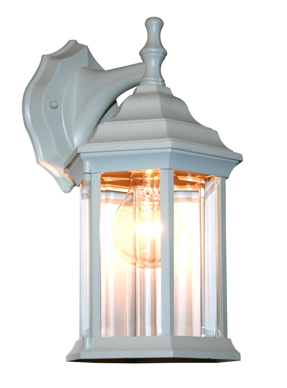 Z-Lite Canada - One Light Outdoor Wall Light - Waterdown - Gloss White- Union Lighting Luminaires Decor