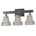 Troy Lighting Canada - Three Light Bath And Vanity - Menlo Park - Old Silver- Union Lighting Luminaires Decor