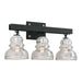 Troy Lighting Canada - Three Light Bath And Vanity - Menlo Park - Textured Iron- Union Lighting Luminaires Decor