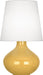 Robert Abbey - One Light Table Lamp - June - Sunset Yellow Glazed Ceramic- Union Lighting Luminaires Decor