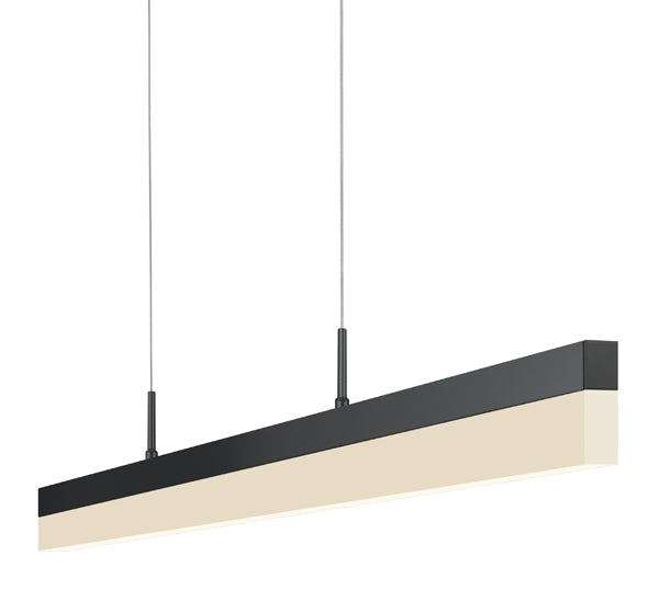 Sonneman Canada - LED Pendant - Stiletto - Satin Black- Union Lighting Luminaires Decor