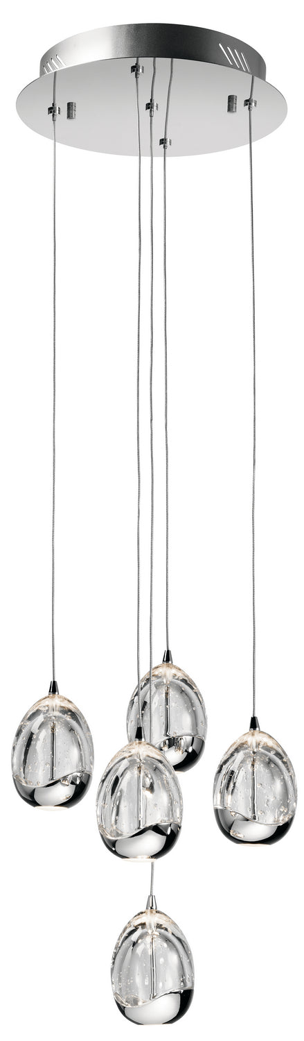 Kichler Canada - LED Pendant - Lavinia - Chrome- Union Lighting Luminaires Decor