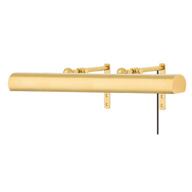 Hudson Valley Canada - Three Light Picture Light With Plug - Vernon - Aged Brass- Union Lighting Luminaires Decor