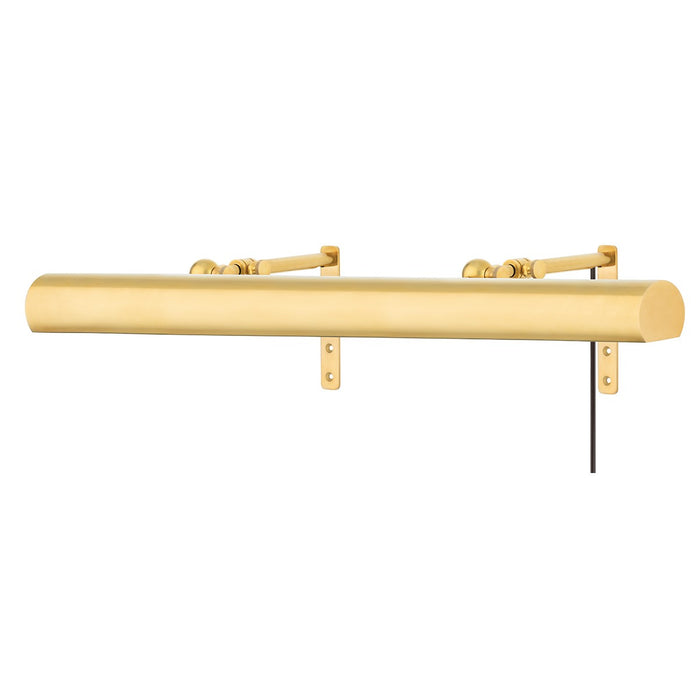 Hudson Valley Canada - Four Light Picture Light With Plug - Vernon - Aged Brass- Union Lighting Luminaires Decor