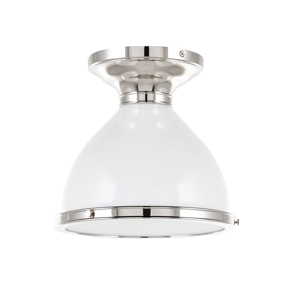 Hudson Valley Canada - One Light Semi Flush Mount - Randolph - Polished Nickel- Union Lighting Luminaires Decor