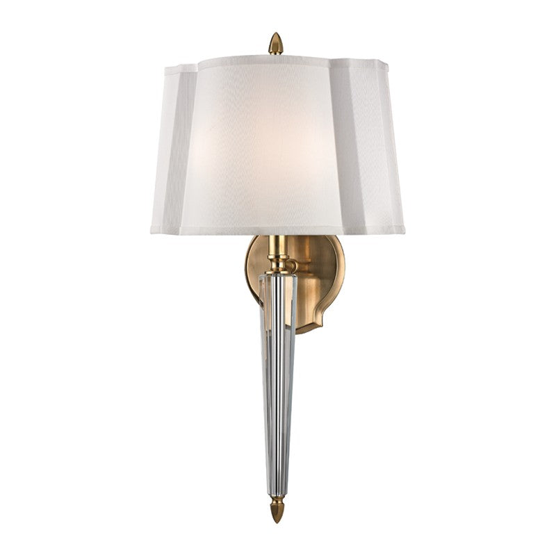 Hudson Valley Canada - Two Light Wall Sconce - Oyster Bay - Aged Brass- Union Lighting Luminaires Decor