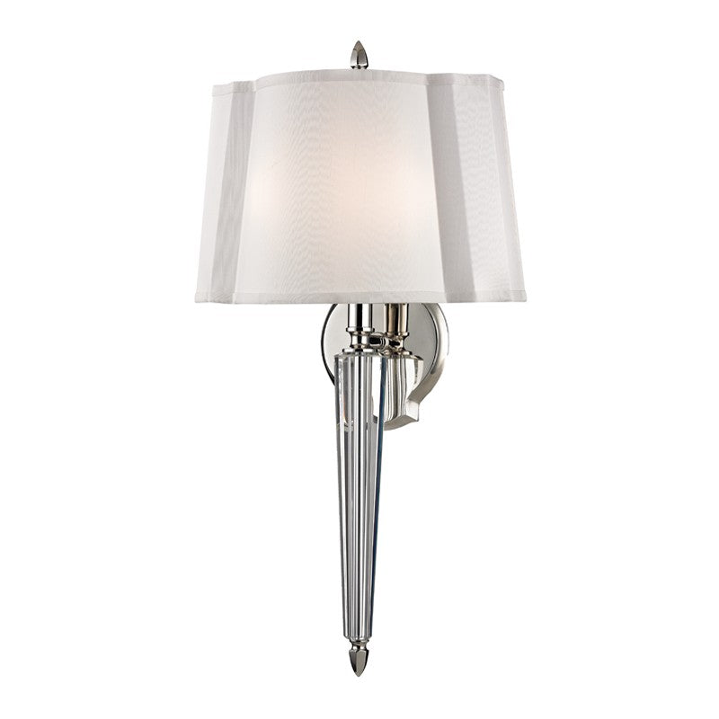 Hudson Valley Canada - Two Light Wall Sconce - Oyster Bay - Polished Nickel- Union Lighting Luminaires Decor