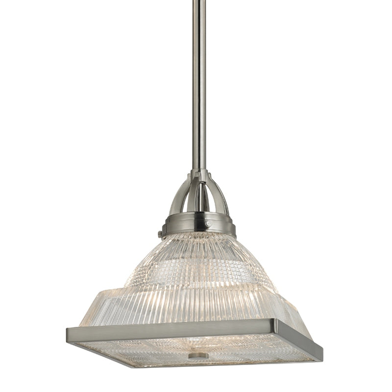 Hudson Valley Canada - One Light Pendant - Harriman - Satin Nickel- Union Lighting Luminaires Decor