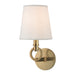 Hudson Valley Canada - One Light Wall Sconce - Malibu - Aged Brass- Union Lighting Luminaires Decor