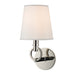 Hudson Valley Canada - One Light Wall Sconce - Malibu - Polished Nickel- Union Lighting Luminaires Decor