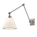 Hudson Valley - One Light Swing Arm Wall Sconce - Hillsdale - Polished Nickel- Union Lighting Luminaires Decor