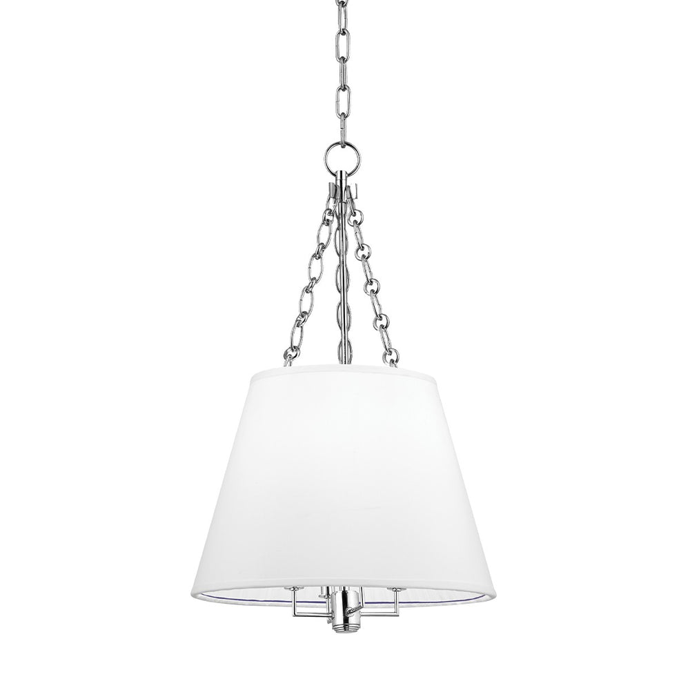 Hudson Valley Canada - Four Light Pendant - Burdett - Polished Nickel- Union Lighting Luminaires Decor