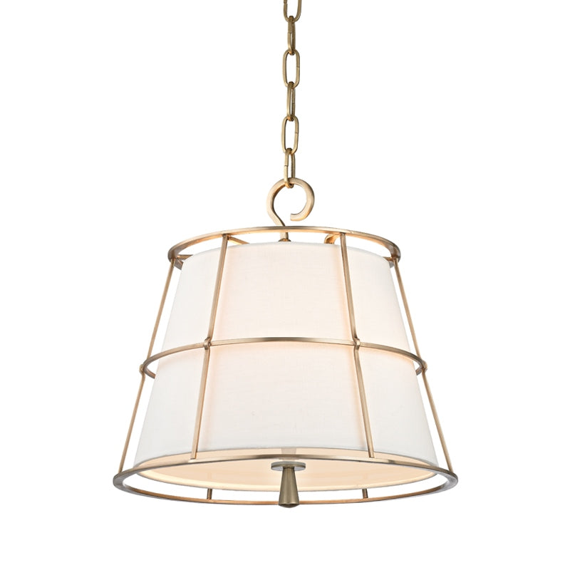 Hudson Valley Canada - Two Light Pendant - Savona - Aged Brass- Union Lighting Luminaires Decor