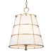 Hudson Valley Canada - Three Light Pendant - Savona - Aged Brass- Union Lighting Luminaires Decor