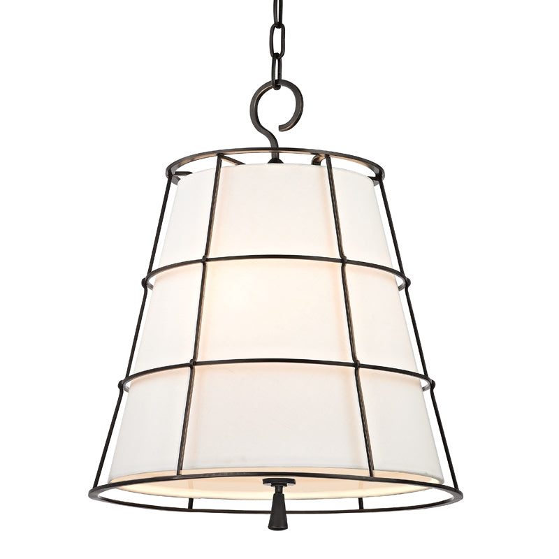 Hudson Valley Canada - Three Light Pendant - Savona - Old Bronze- Union Lighting Luminaires Decor