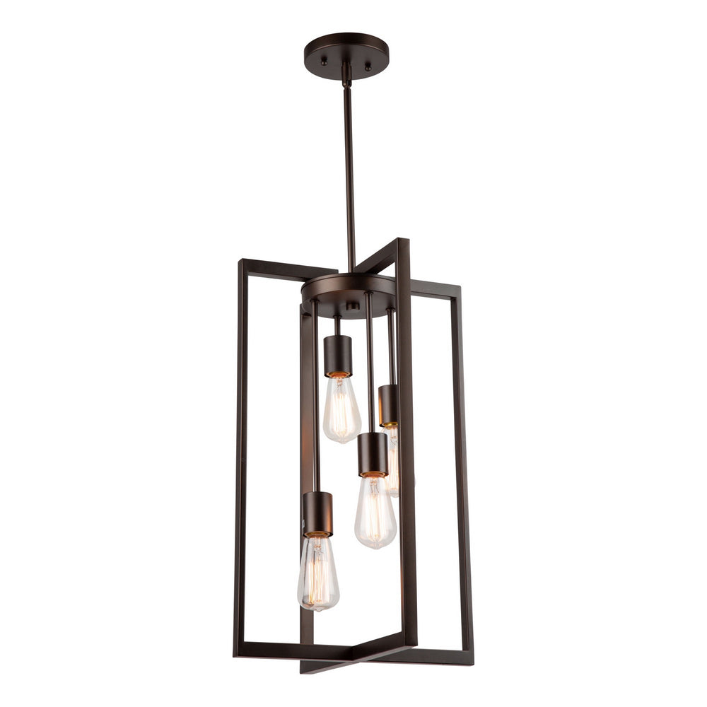 Artcraft Canada - Four Light Chandelier - Gastown - Oil Rubbed Bronze- Union Lighting Luminaires Decor