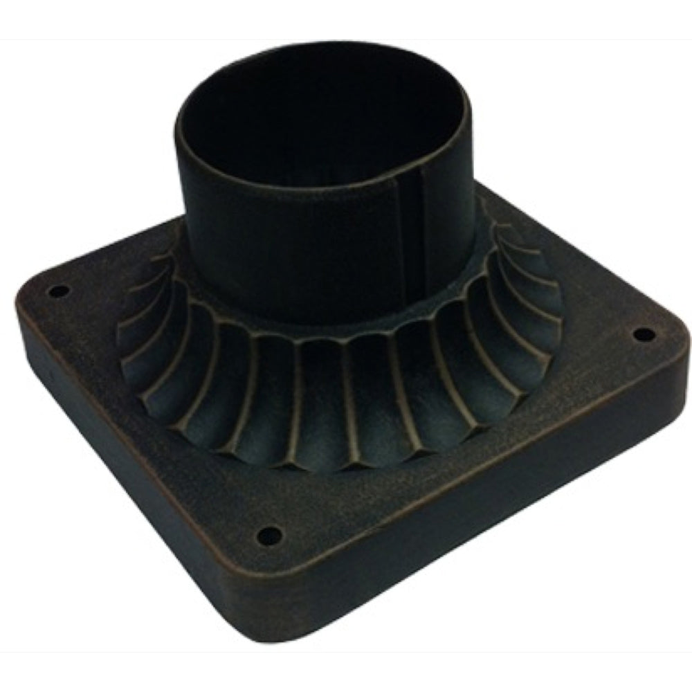Artcraft Quebec - Post Fitter Mount - Classico - Black- Union Lighting Luminaires Decor