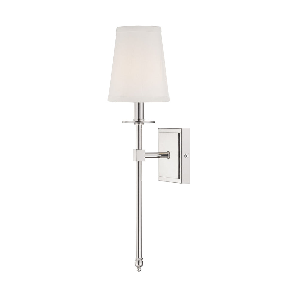 Savoy House Canada - One Light Wall Sconce - Monroe - Polished Nickel- Union Lighting Luminaires Decor