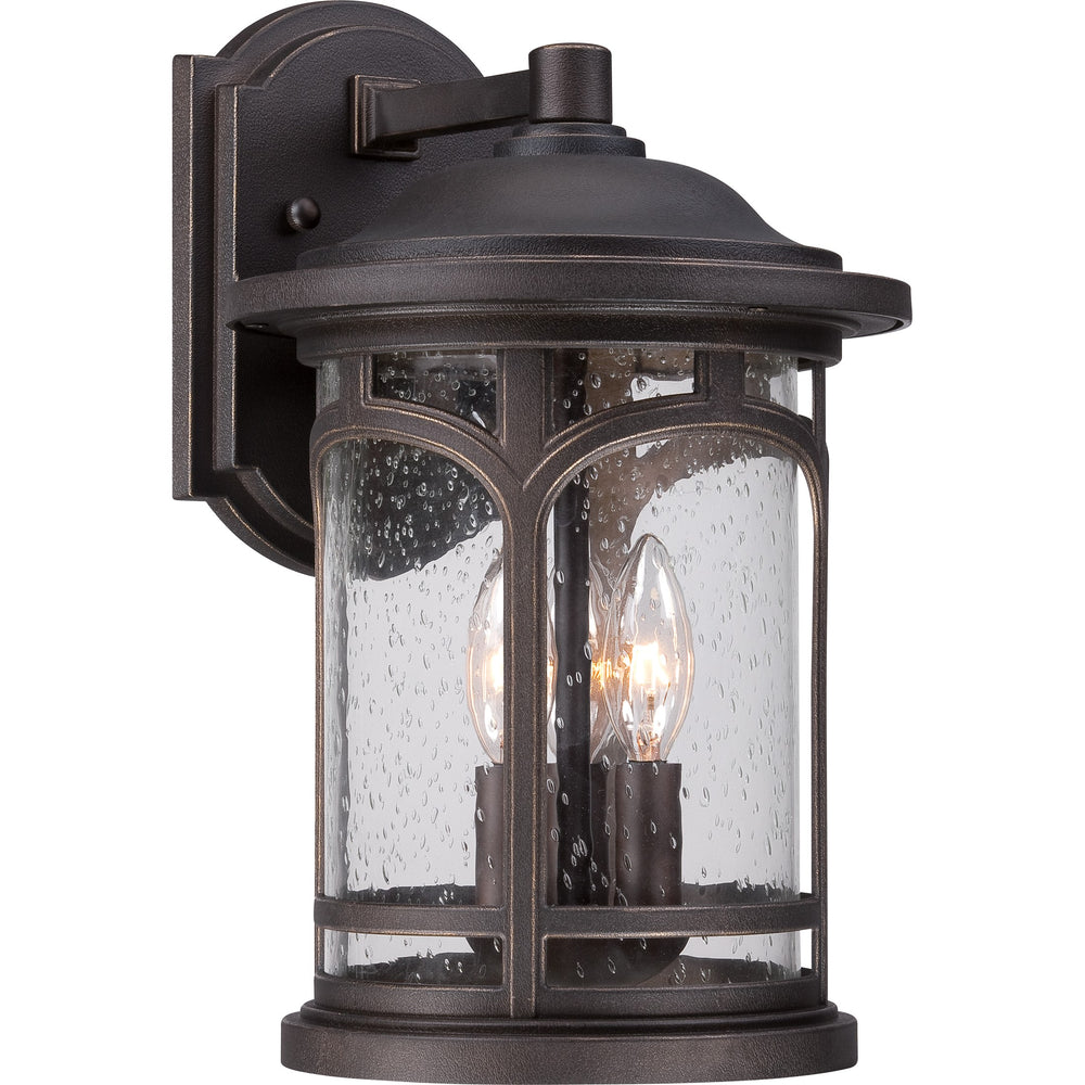 Quoizel - Three Light Outdoor Wall Lantern - Marblehead - Palladian Bronze- Union Lighting Luminaires Decor