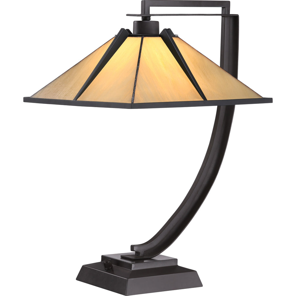 Quoizel - One Light Table Lamp - Pomeroy - Western Bronze- Union Lighting Luminaires Decor
