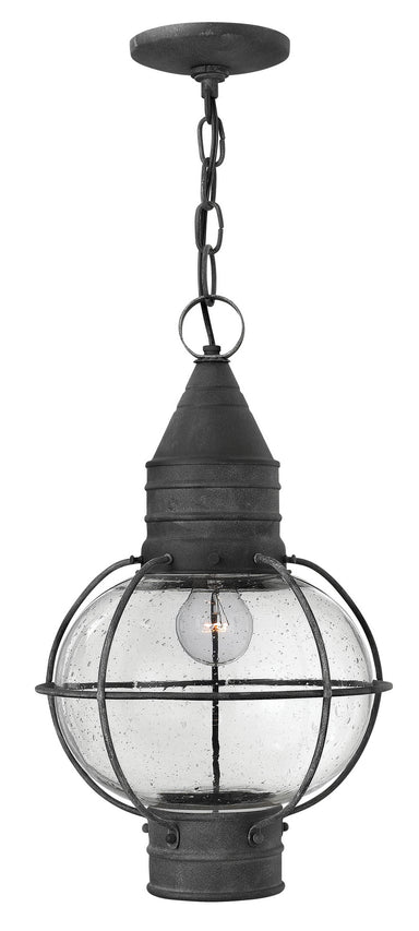 Hinkley Canada - LED Hanging Lantern - Cape Cod - Aged Zinc- Union Lighting Luminaires Decor