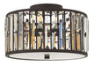 Fredrick Ramond Canada - LED Flush Mount - Gemma - Vintage Bronze- Union Lighting Luminaires Decor
