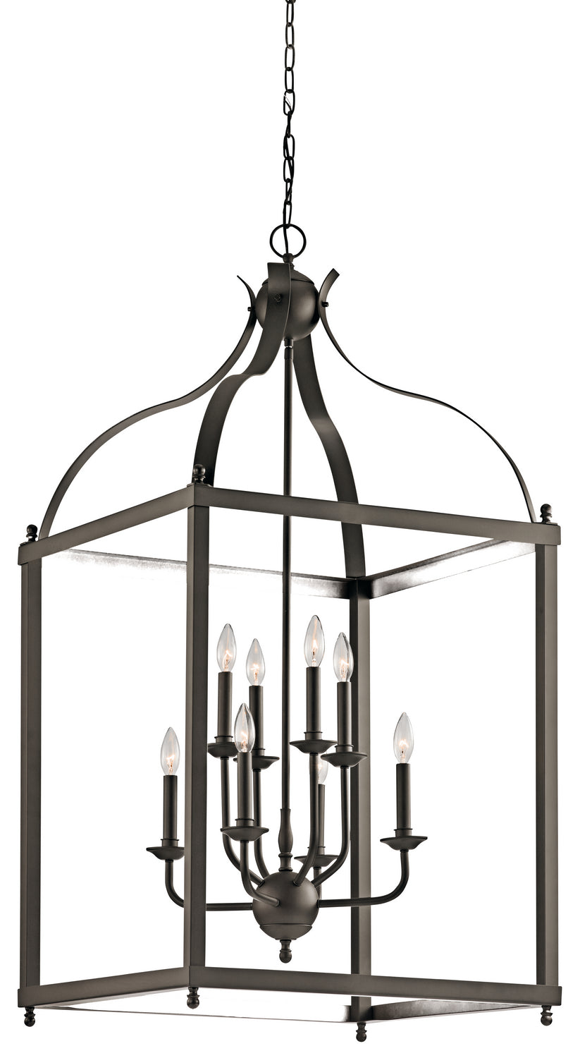 Kichler Canada - Eight Light Foyer Chandelier - Larkin - Olde Bronze- Union Lighting Luminaires Decor