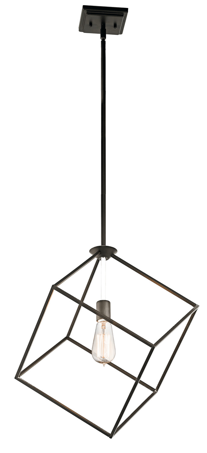 Kichler Canada - One Light Pendant - Cartone - Olde Bronze- Union Lighting Luminaires Decor