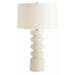 Arteriors - One Light Table Lamp - Wheaton - White Crackle- Union Lighting Luminaires Decor
