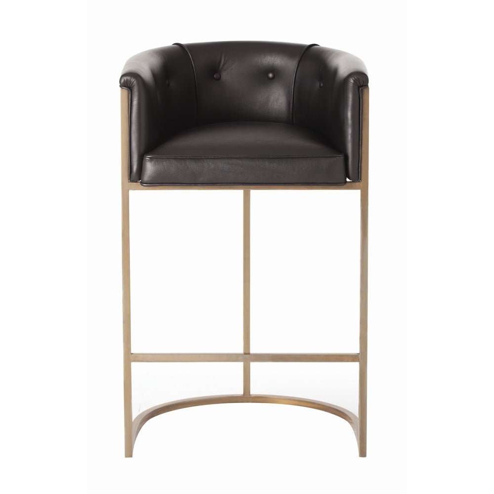 Arteriors - Barstool - Calvin - Black- Union Lighting Luminaires Decor