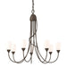 Hubbardton Forge - Seven Light Chandelier - Flora - Bronze- Union Lighting Luminaires Decor