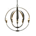 Hubbardton Forge - Eight Light Chandelier - Cirque - Dark Smoke- Union Lighting Luminaires Decor